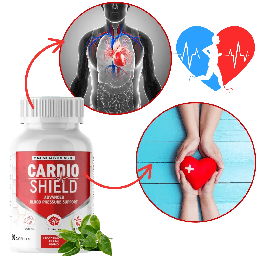 Cardio Shield Official Cardiovascular Wellness Supplement Made in USA